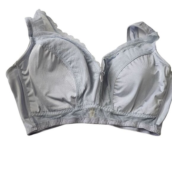 Rhonda Shear Powder Blue Style 676 Shapewear Leisure Bra in Size 3X - Picture 1 of 7